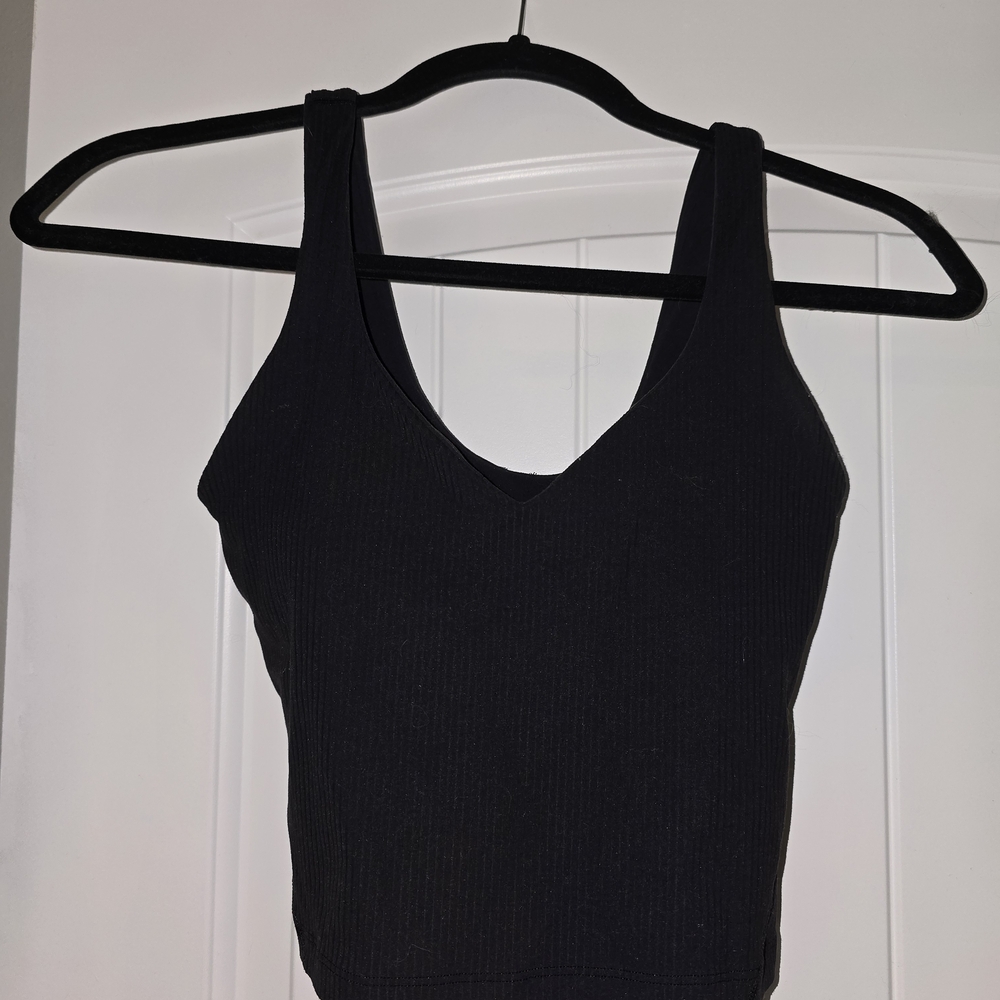 Lululemon Black Ribbed Align Tank